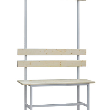 Лавка з вішалкою одностороння шириною 1000 мм