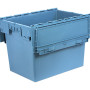 Ящик пластиковий з кришкою 600х400х435 для дистрибуції N6442-ALC