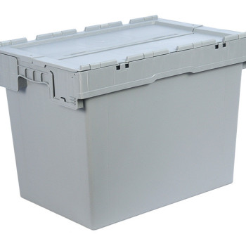 Ящик пластиковий з кришкою 600х400х435 для дистрибуції N6442-ALC