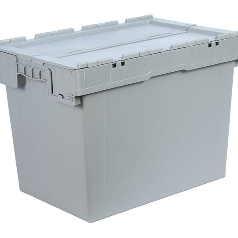 Ящик пластиковий з кришкою 600х400х435 для дистрибуції N6442-ALC