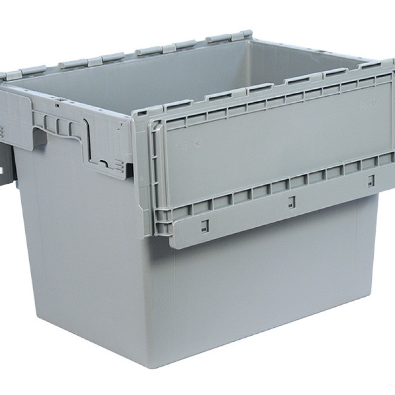 Ящик пластиковий з кришкою 600х400х435 для дистрибуції N6442-ALC