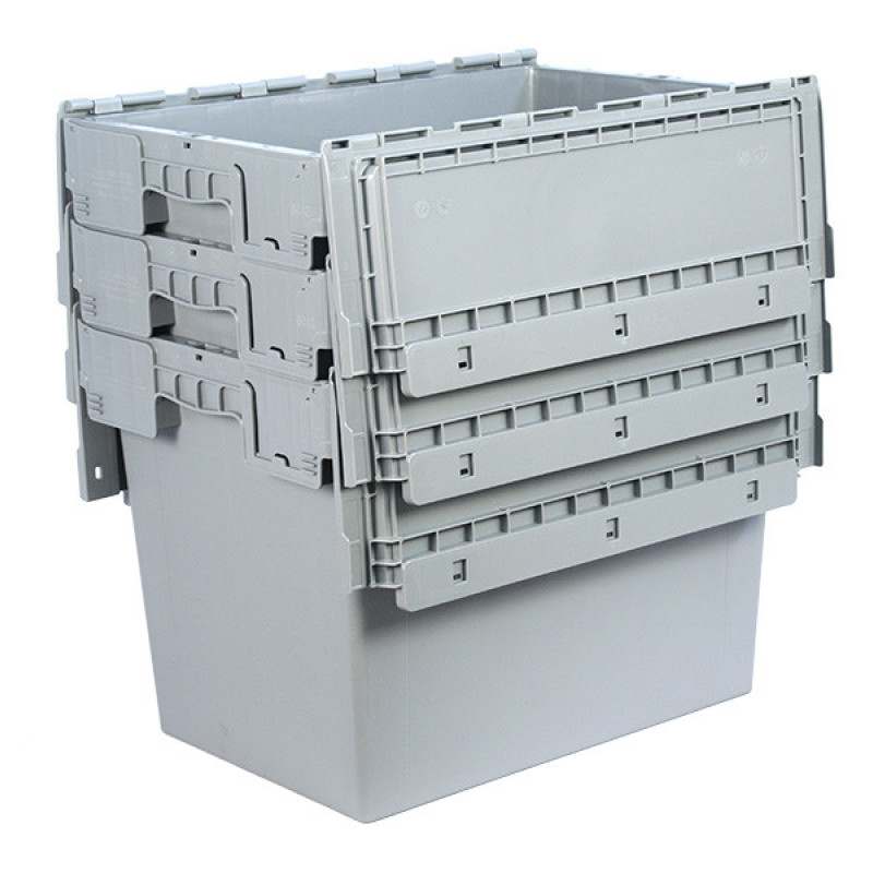 Ящик пластиковий з кришкою 600х400х435 для дистрибуції N6442-ALC
