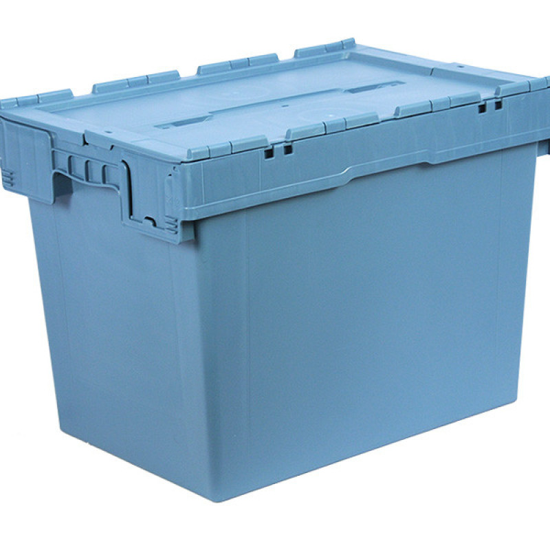Ящик пластиковий з кришкою 600х400х435 для дистрибуції N6442-ALC