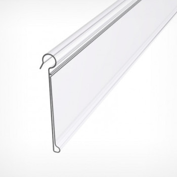 DRA Цінникотримач на кошики із металевих прутів, довжина 1м