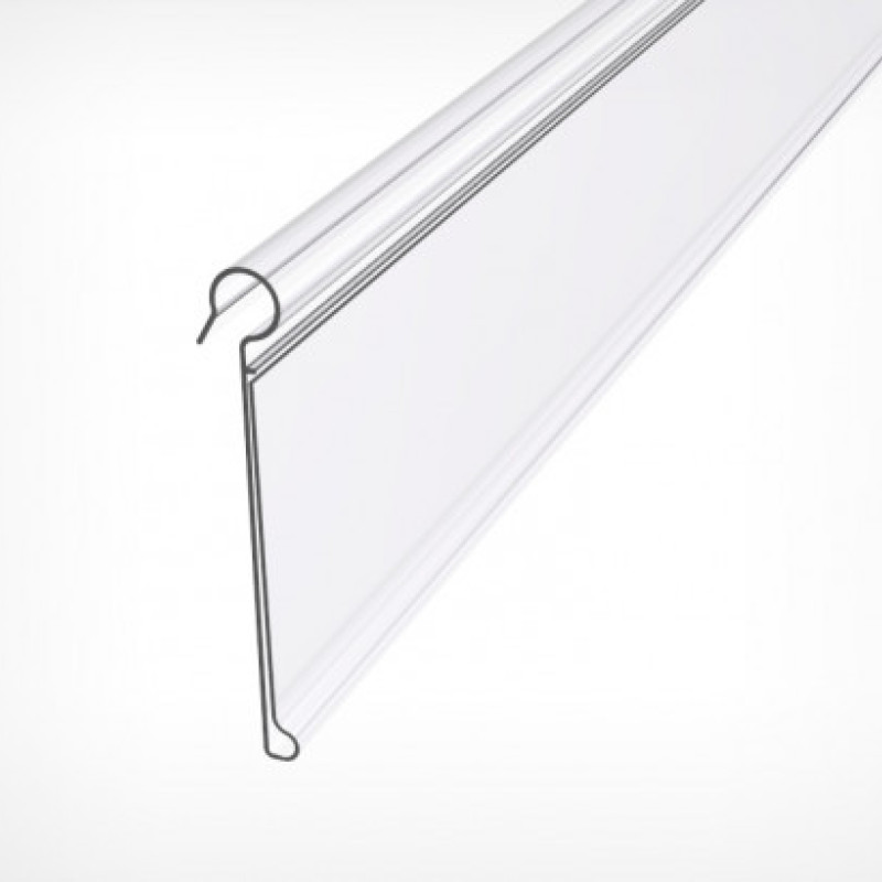 DRA Цінникотримач на кошики із металевих прутів, довжина 1м