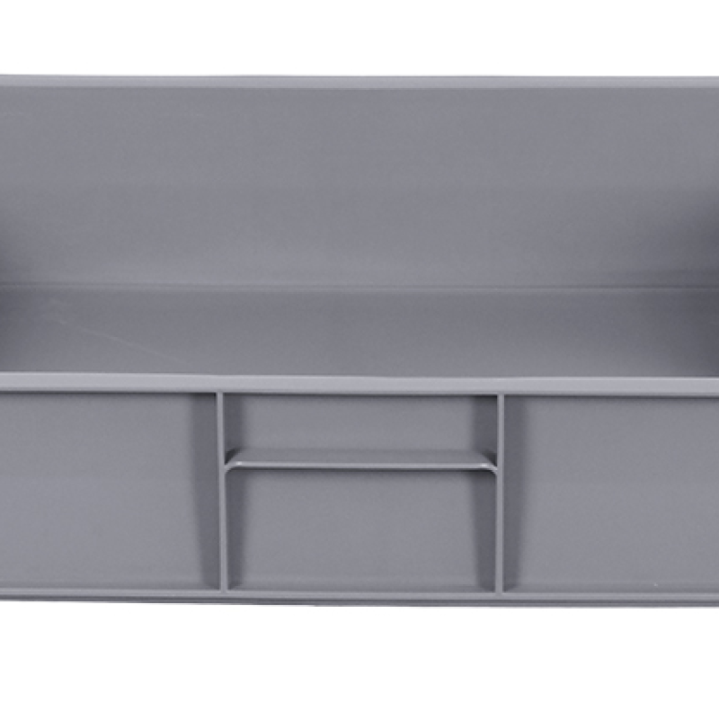 Ящик пластиковий 600*400*120 мм кольоровий суцільний