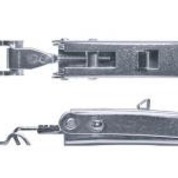 Засувка нержавіюча 80F (135-155 х 25 мм)