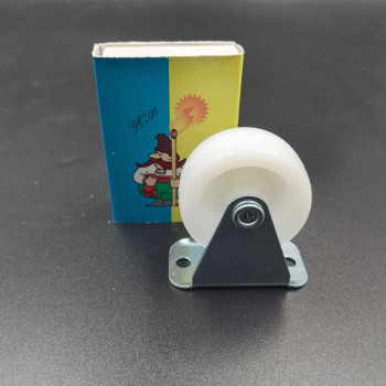 Колесо неповоротне з підшипником ковзання 32 мм, поліпропілен (15 кг навантаження)