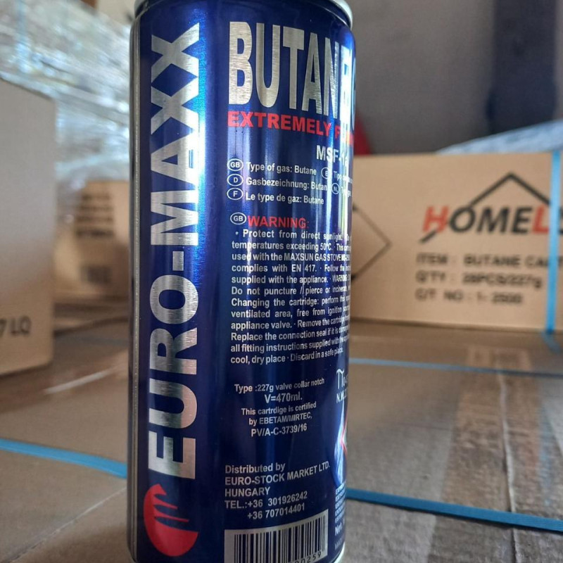 Балончик газовий цанговий Euro-Maxx 227 грам