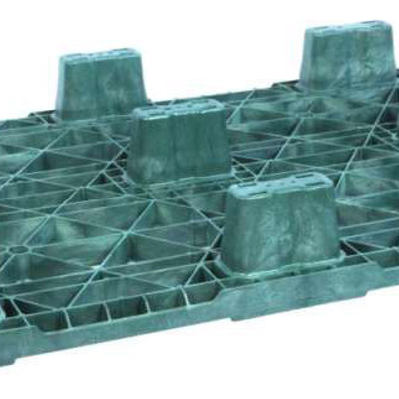 Палета полімерна чорна 1200х800х140 (втор.) тип 3