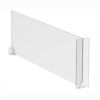 DIV120-BTW120 Розділювач пластиковий висотою 120 мм з переднім обмежувачем довжиною 485 мм