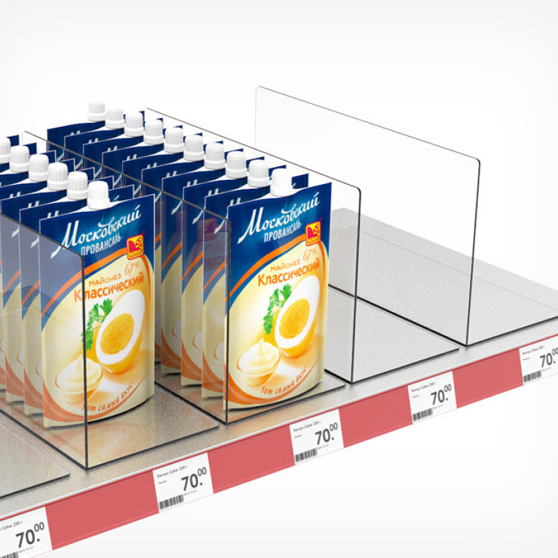 DIV-L Пластиковий роздільник з L-загином, 350 мм