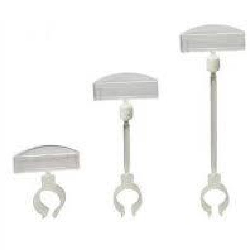 Цінник для ковбаси прозорого кольору Ø20 мм 50