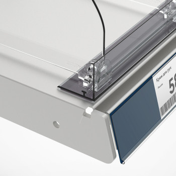 T-RAIL30 TM Т-профіль пластиковий шириною 30 мм для кріплення розділювачів на полиці на магнітній стрічці 1330