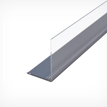 L-RAIL 80-TM Обмежувач передній пластиковий висотою 80 мм з Т-профілем на магнітній стрічці