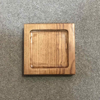 Монетниця дерев'яна темна (не лакована)