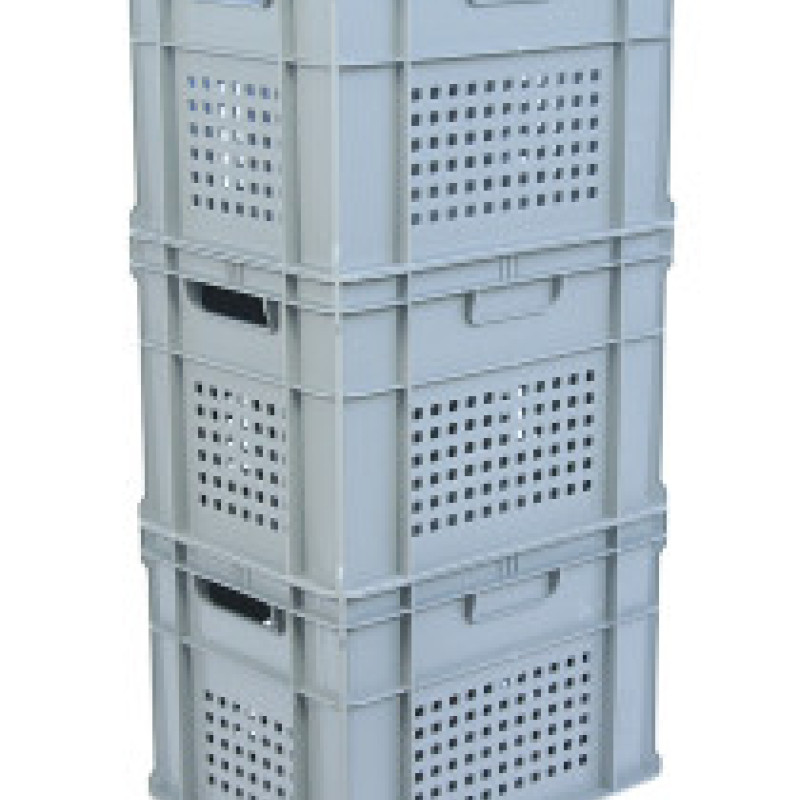 Ящик пластиковий 400х300х270 мм перфорований