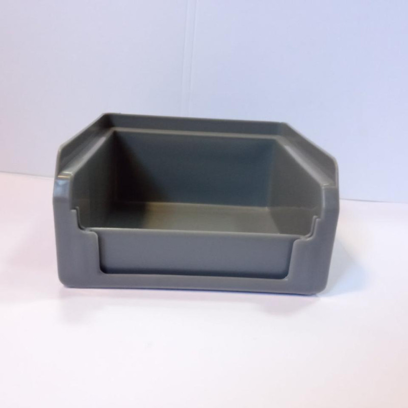 Ящик 703 ПРЕМІУМ 100х100х50 мм для зберігання метизів сірий