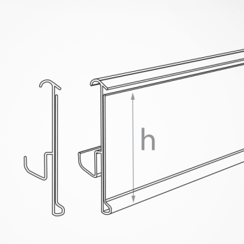 TEN Цінникотримач для полиць, 988 мм