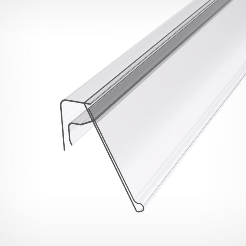 KE39 синій, 900 мм Цінникотримач  на кошики з металевих прутів