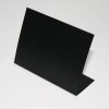 Чорна L-подібна табличка (цінник) для написів крейдою, формат А7