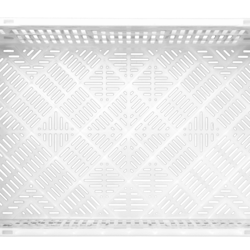 Ящик пластиковий 600*400*220 перфорований білий