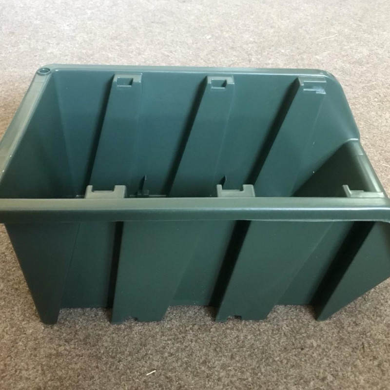 Ящик 700 АЛЬТЕРНАТИВА 375х235х175 мм для зберігання метизів зелений