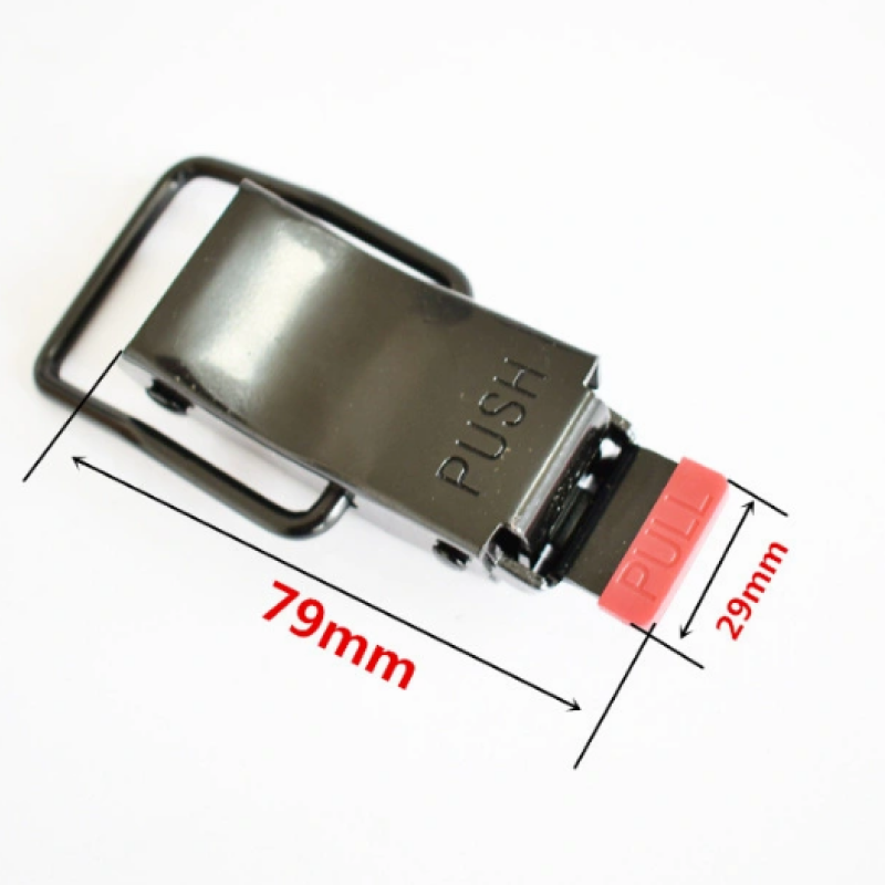 Затискач DKDK089 з нікельованої сталі 79х29 мм.