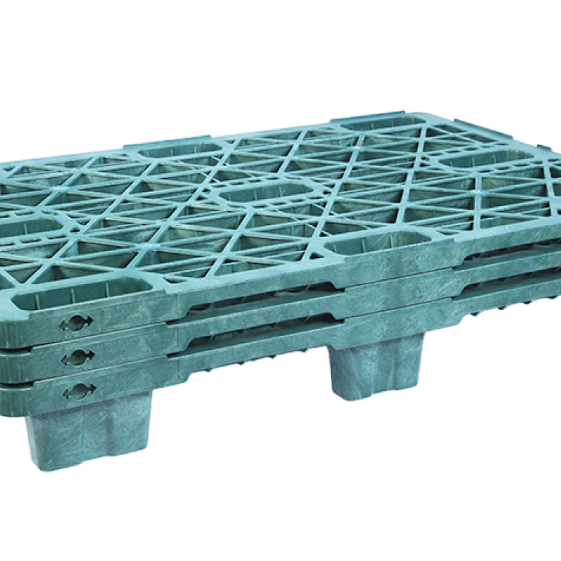 Пластикова палета E800 на ніжках 1200х800 мм