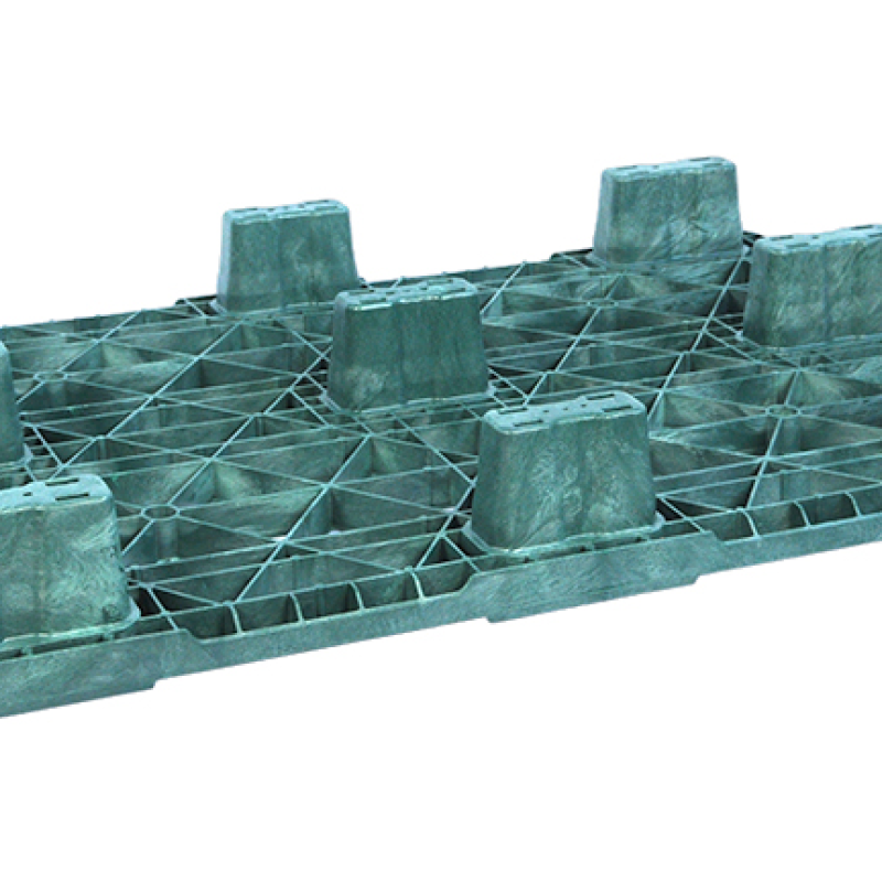 Пластикова палета E800 на ніжках 1200х800 мм