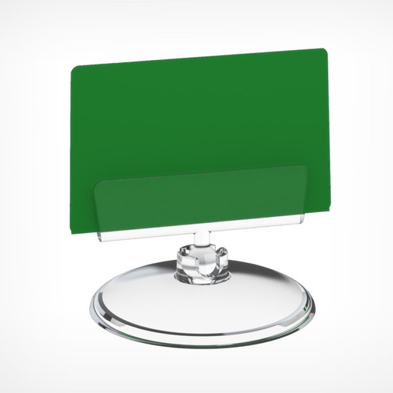 Цінникотримач на круглій підставці BASE-CLIP чорний