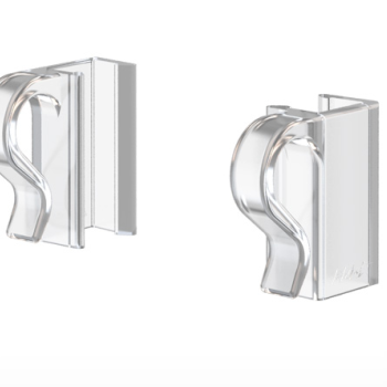 Кліпса для кріплення рамок на кошик із  дроту (пара)