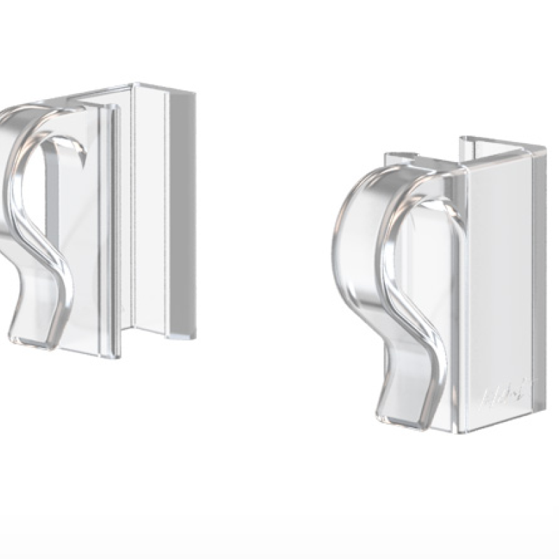 Кліпса для кріплення рамок на кошик із  дроту (пара)