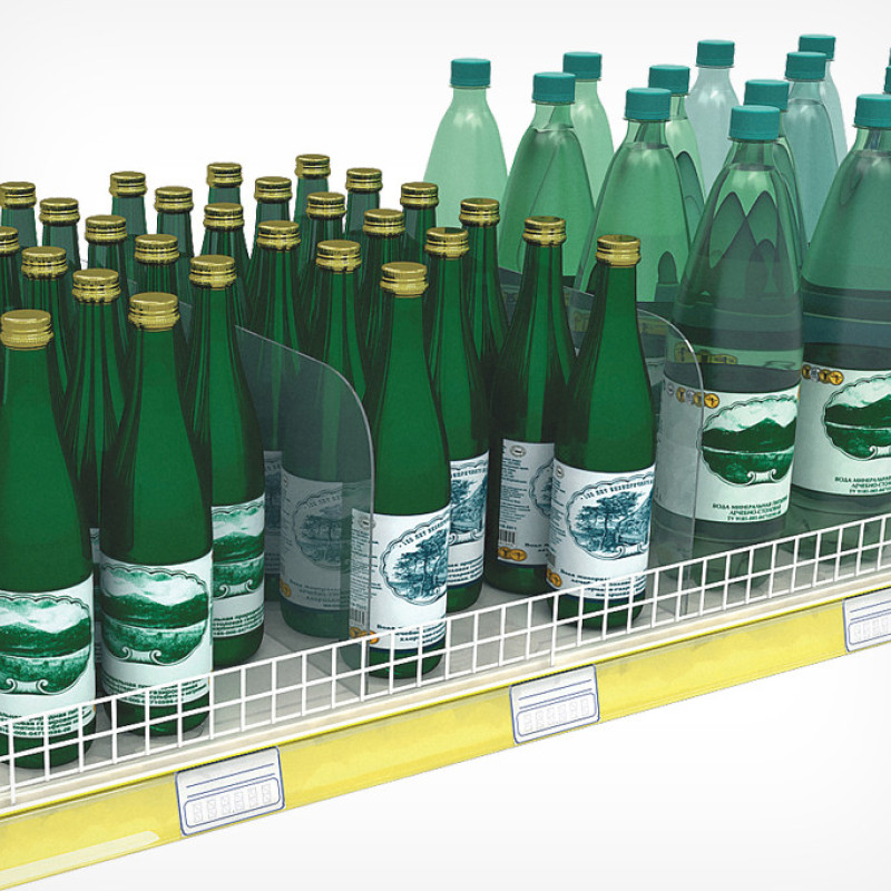 DIV-L Пластиковий розділювач із L-загином, 450 мм