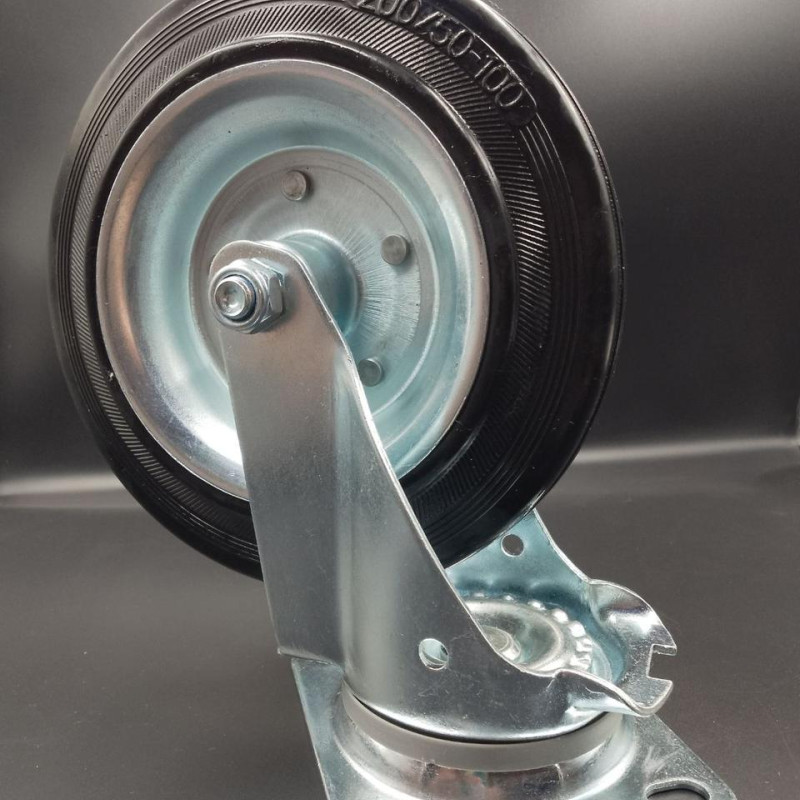 Колесо для сміттєвих баків, 200 мм (поворотне, 250 кг)