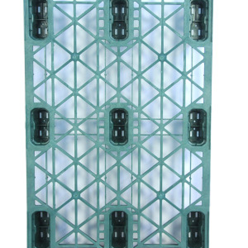 Палета полімерна зелена 1200х800х140 (тип 2)