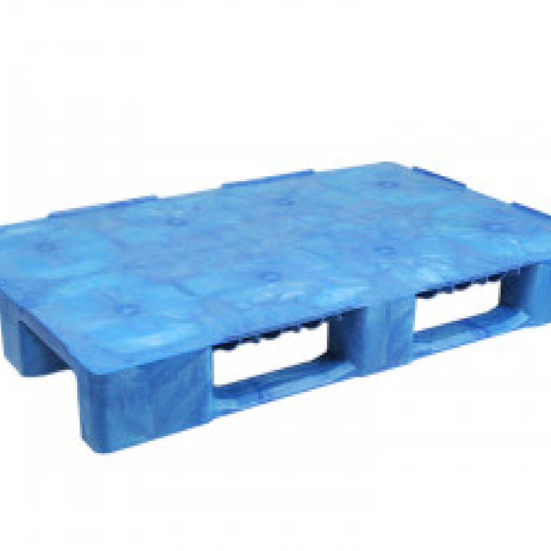 S800 Стелажна суцільна палета з литими полозами 1200х800х150 мм