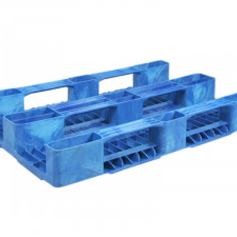 S800 Стелажна суцільна палета з литими полозами 1200х800х150 мм