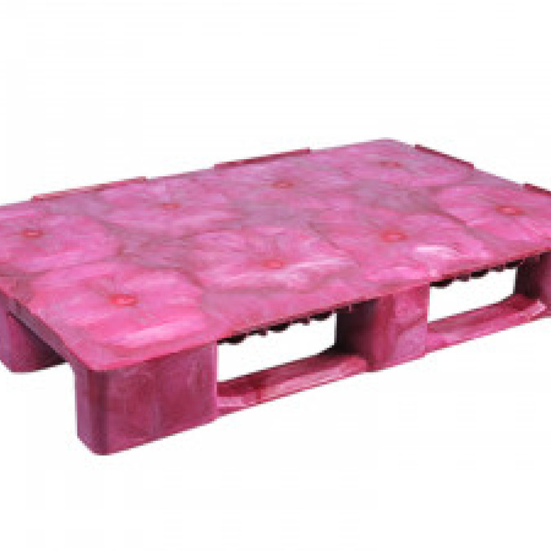 S800 Стелажна суцільна палета з литими полозами 1200х800х150 мм