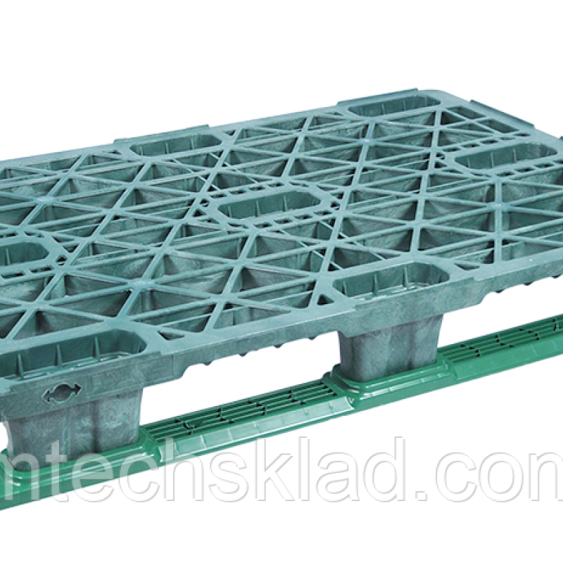 Палета полімерна 1200х800х160 (приставні полоззя)