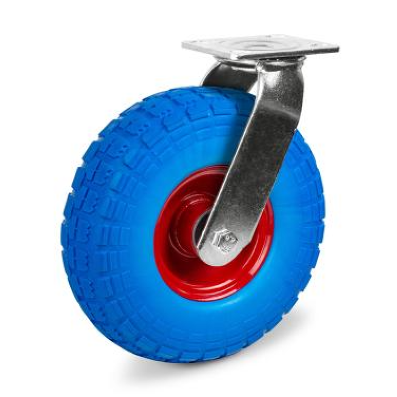 Колесо проколобезпечне в поворотному кронштейні, 260 мм