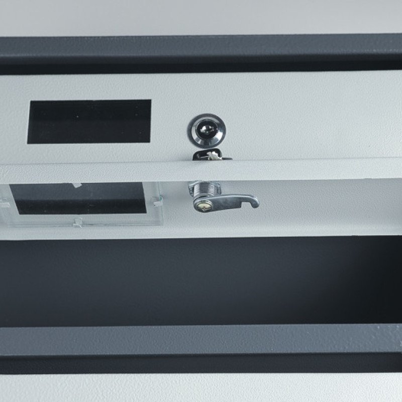 Поштова скринька багатосекційна на 3 квартири з задньою стінкою