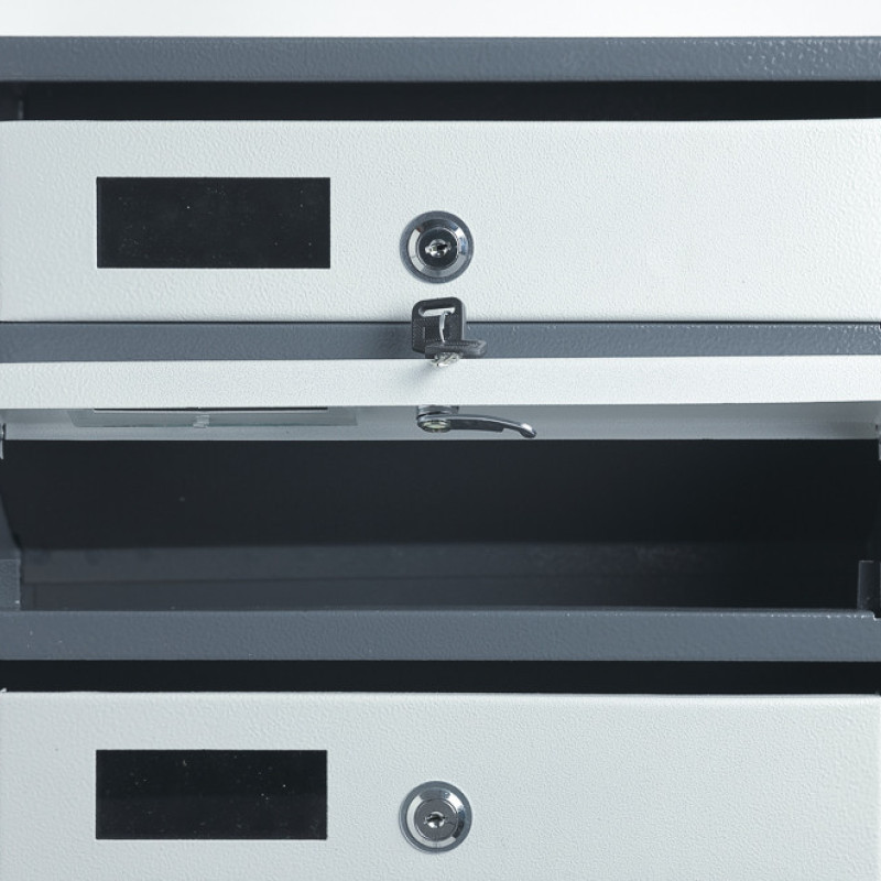 Скринька поштова на 5 квартир із задньою стінкою