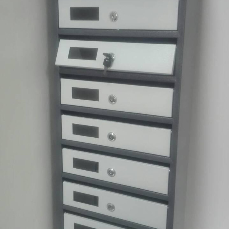 Поштова скринька на 9 квартир із задньою стінкою