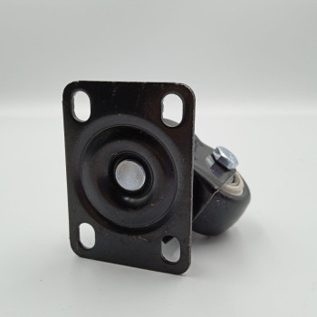 Колесо меблеве 40 мм в поворотному кронштейні з майданчиком