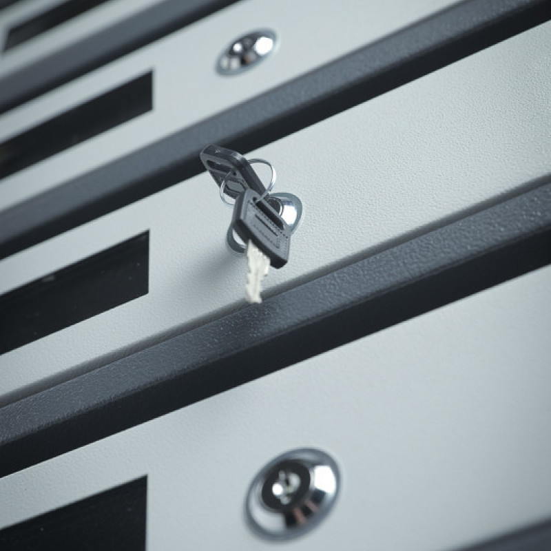 Скриня поштова на 6 квартир із задньою стінкою