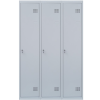 Шафа для одягу 1800х1200х500 мм металева трьохкамерна, однорівнева (без пдв)