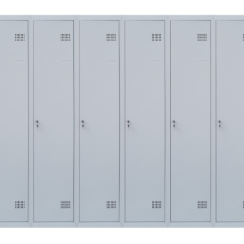 Шафа для одягу 1800х1800х500 мм металева шестикамерна, однорівнева (без пдв)