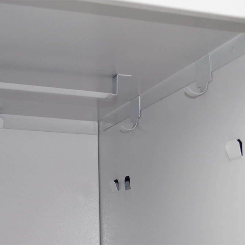 Шафа для одягу 1800х1800х500 мм металева шестикамерна, однорівнева (без пдв)