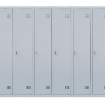 Шафа для одягу 1800х3200х500 мм металева вісьмикамерна, однорівнева (без пдв)